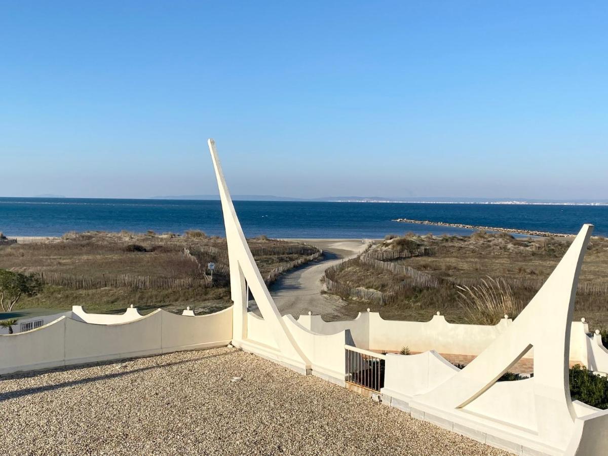 As21522 - P2 Climatise Avec Belle Vue Sur La Mer Avec Piscine Et Parking Prive Ле-Гро-дю-Руа Экстерьер фото